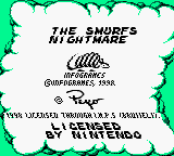 Smurfs Nightmare, The (USA) Title Screen